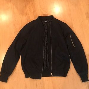 Forever 21 Black Bomber Jacket